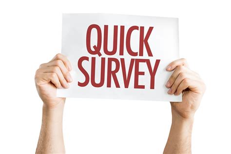 Quick survey. Things To Know About Quick survey. 